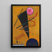 Contact - Wassily Kandinsky — ingelijst kunstwerk aan de muur