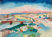 Vue van Moskou - Wassily Kandinsky — weergave van het kunstwerk