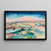 Vue van Moskou - Wassily Kandinsky — ingelijst kunstwerk aan de muur
