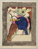 Ontwerp van de omslag van de kalender The Blue Rider II - Wassily Kandinsky — weergave van het kunstwerk