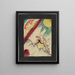 Ontwerp van de omslag van de kalender Le Cavalier Bleu IX - Wassily Kandinsky — ingelijst kunstwerk aan de muur