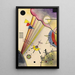 Heldere verbinding - Wassily Kandinsky — ingelijst kunstwerk aan de muur