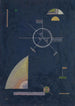 Grijs dof schilderij - Wassily Kandinsky — weergave van het kunstwerk
