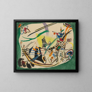 Wassily Kandinsky - Entwurf Zu grner Rand Study For green Border.webp