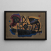 Tressage Tissé - Wassily Kandinsky — ingelijst kunstwerk aan de muur