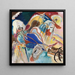 Improvisatie nr. 30 - Kanonnen - Wassily Kandinsky — ingelijst kunstwerk aan de muur