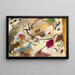 Improvisatie met paarden Studie voor Improvisatie 20 - Wassily Kandinsky — ingelijst kunstwerk aan de muur