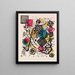 Kleine werelden V - Wassily Kandinsky — ingelijst kunstwerk aan de muur
