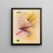 Petit chaud - Wassily Kandinsky — ingelijst kunstwerk aan de muur