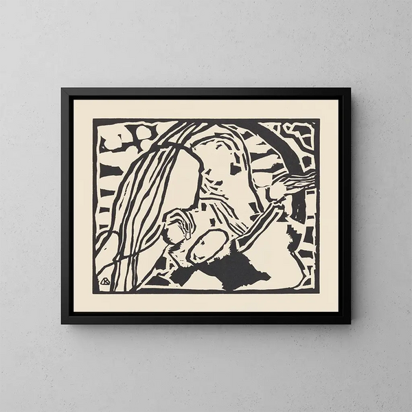 Klnge Pl09 - Wassily Kandinsky — ingelijst kunstwerk aan de muur