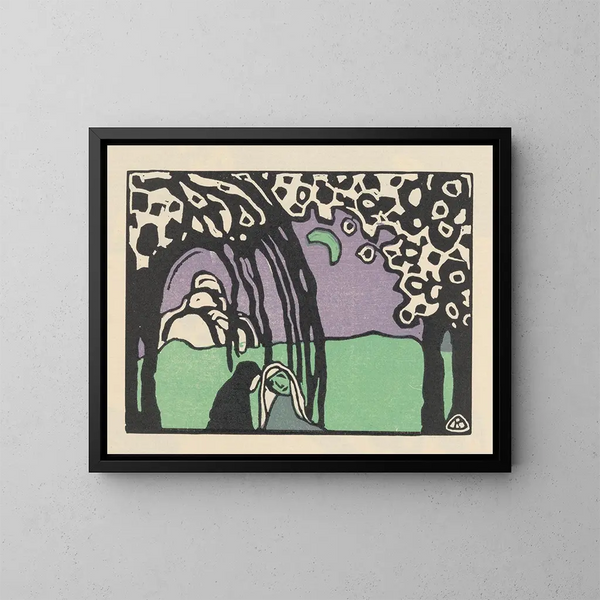 Klnge Pl20 - Wassily Kandinsky — ingelijst kunstwerk aan de muur