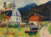 Kochel, Kerk van het Dorp - Wassily Kandinsky — weergave van het kunstwerk