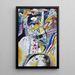 Grote studie voor een muurschildering voor Edwin R Campbell Zomer - Wassily Kandinsky — ingelijst kunstwerk aan de muur