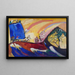 met troïka - Wassily Kandinsky — ingelijst kunstwerk aan de muur