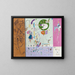 Partijen Diversen - Wassily Kandinsky — ingelijst kunstwerk aan de muur