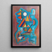 Staand schilderij - Wassily Kandinsky — ingelijst kunstwerk aan de muur