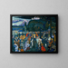 Het leven in kleuren - Wassily Kandinsky — ingelijst kunstwerk aan de muur