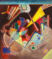 donkerbruin - Wassily Kandinsky | Schilderij — weergave van het kunstwerk