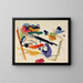 Zonder titel - Wassily Kandinsky — ingelijst kunstwerk aan de muur
