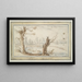 van Saules sur la rivière Rur - Wenceslaus Hollar — ingelijst kunstwerk aan de muur