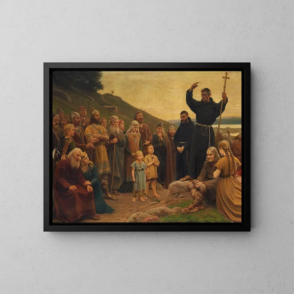Ansgar - Wenzel Tornow — framed artwork on a wall