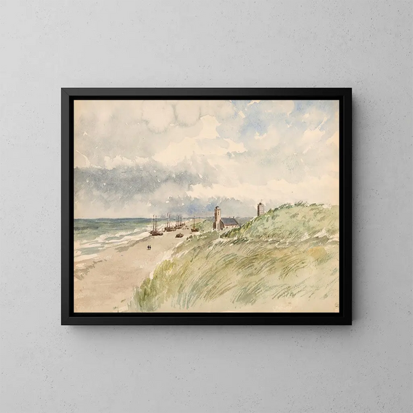 La Côte à Kativigh, Nederland - Whitney Warren Jr — ingelijst kunstwerk aan de muur