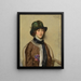 Lynn Fontanne - Wilfrid Gabriel de Glehn — framed artwork on a wall