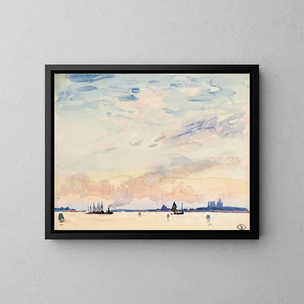 La lagune de Venise - Wilfrid Gabriel de Glehn — framed artwork on a wall