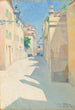 Een steeg in Venetië - Wilfrid Gabriel de Glehn — weergave van het kunstwerk