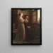 Klokketoren in de avond - Wilhelm Amberg — ingelijst kunstwerk aan de muur