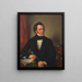 Franz Schubert componist - Wilhelm August Rieder — ingelijst kunstwerk aan de muur