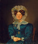 portret van Mette Sophie Fuglsang, de tante van de kunstenaar - Wilhelm Bendz — weergave van het kunstwerk