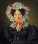 Portret van een oude vrouw - Wilhelm Bendz — weergave van het kunstwerk