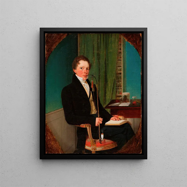 Wilhelm Bendz - Portrait of the anatomist Henrik Carl Bang Bendz The artists brother.webp