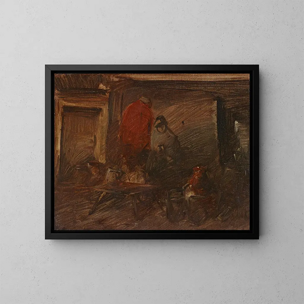 Dutch Inn - Wilhelm Busch — framed artwork on a wall