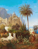 Kerk van Capri van San Stefano - Wilhelm Emil Robert Heck — weergave van het kunstwerk