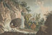 Uitzicht op de grot van de kluizenaar, onderdeel van een Engelse tuin nabij Arlesheim in het bisdom Basel - Wilhelm Friedrich Gmelin — weergave van het kunstwerk