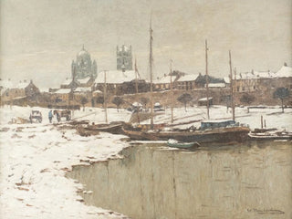 Wilhelm Hambchen - Neuss in snow.webp
