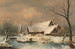 Winterlandschap met sneeuw - Wilhelm Heinrich Schneider — weergave van het kunstwerk
