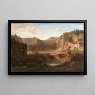 Wilhelm Klose - Etrurische Felsengrber bei den Ruinen von Falerii.webp