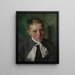 Paysanne - Wilhelm Leibl — framed artwork on a wall
