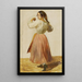 Studie van een Italiaanse die danst - Wilhelm Marstrand — ingelijst kunstwerk aan de muur