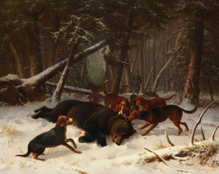 Wilhelm Reinhardt - Bear hunt.webp