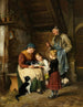 De kattenmoeders - Wilhelm Schütze — weergave van het kunstwerk