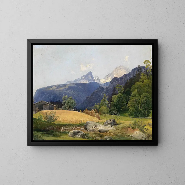 Motif d'Unterstein - Wilhelm Steinfeld — framed artwork on a wall
