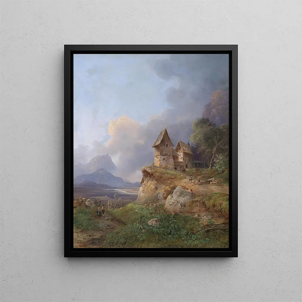 Wilhelm Steinfeld - Weite Landschaft im Salzkammergut.webp