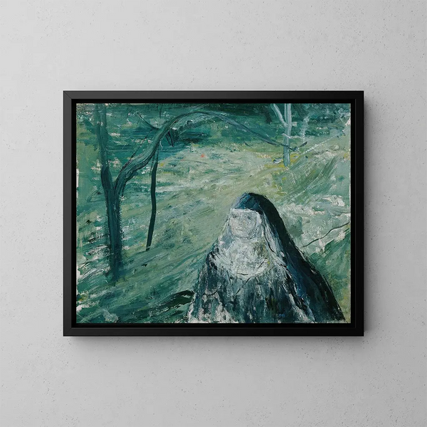 Nun - Wilhelm Thöny — framed artwork on a wall