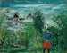 Officier dans le parc du château en France - Wilhelm Thöny — weergave van het kunstwerk