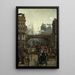 Ludgate Hill, Londen - Wilhelm Trübner — ingelijst kunstwerk aan de muur