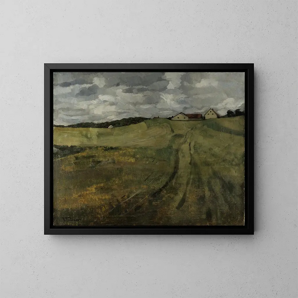 van Wessling - Wilhelm Trübner — ingelijst kunstwerk aan de muur